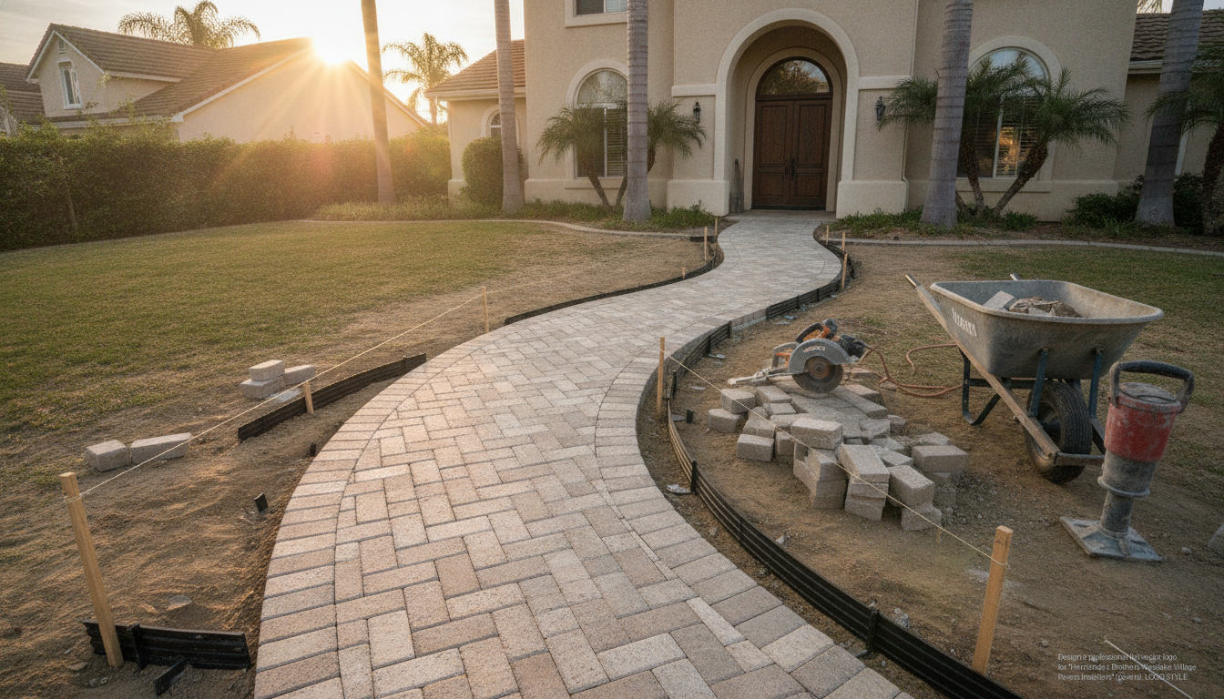 Paver Walkway Installation